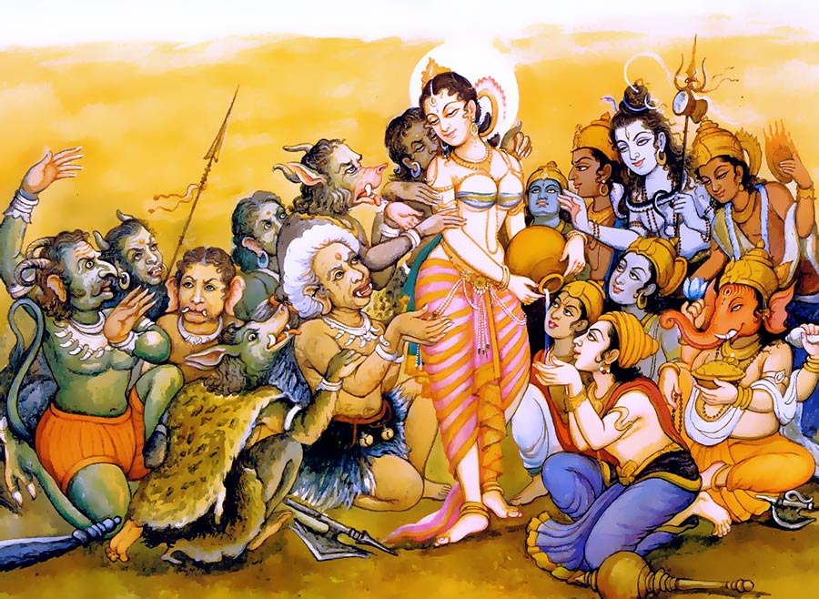 देवताओं को केवल अमृत पान करा उनका कार्य सिद्ध करने वाले, मोहिनी।
